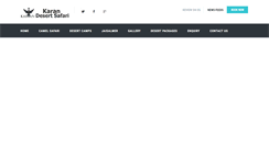 Desktop Screenshot of karandesertsafarijaisalmer.com